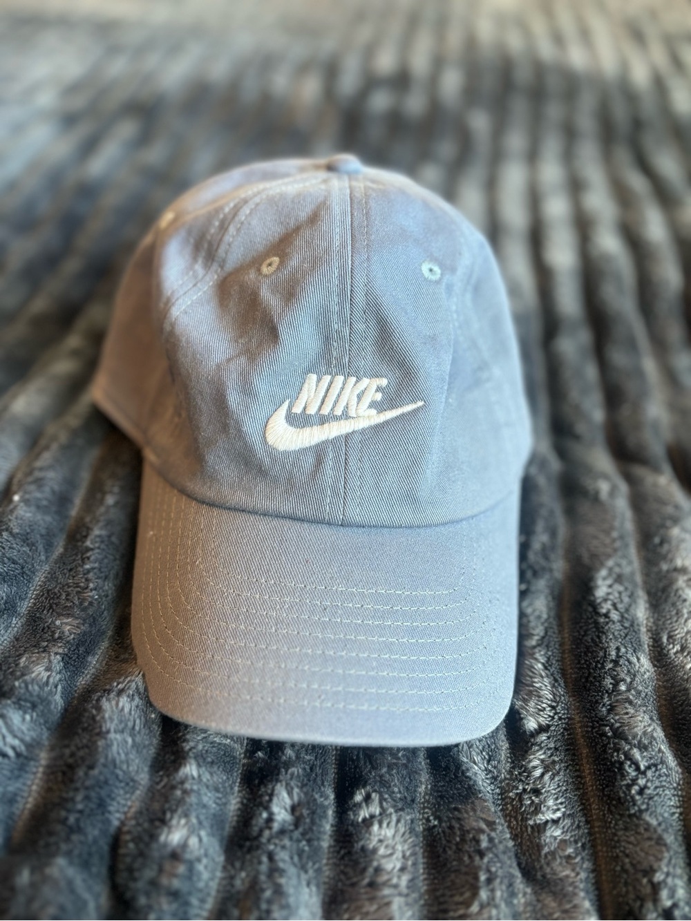 Nike Light Blue Baseball Cap with White Logo